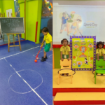 Makoons Play School Celebrates National Sports Day with Zeal in Mansarovar Park & Vaishali Sector-3