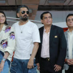 GM Modular Brand Ambassadors, the father daughter duo - Suniel Shetty and Athiya Shetty visited GM Modular stall at Acetech, Mumbai 2023 GM Modular Brand Ambassadors, the father daughter duo - Suniel Shetty and Athiya Shetty visited GM Modular stall at Acetech, Mumbai 2023