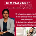 "Dr. Siva Nagini Yalavarthi Brings Swift Smiles to Hyderabad with Simpladent  Immediate Loading Dental Implants!" "Dr. Siva Nagini Yalavarthi Brings Swift Smiles to Hyderabad with Simpladent  Immediate Loading Dental Implants!"