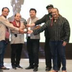 Producer Dharmesh Pandit honoured for his Hindi film
